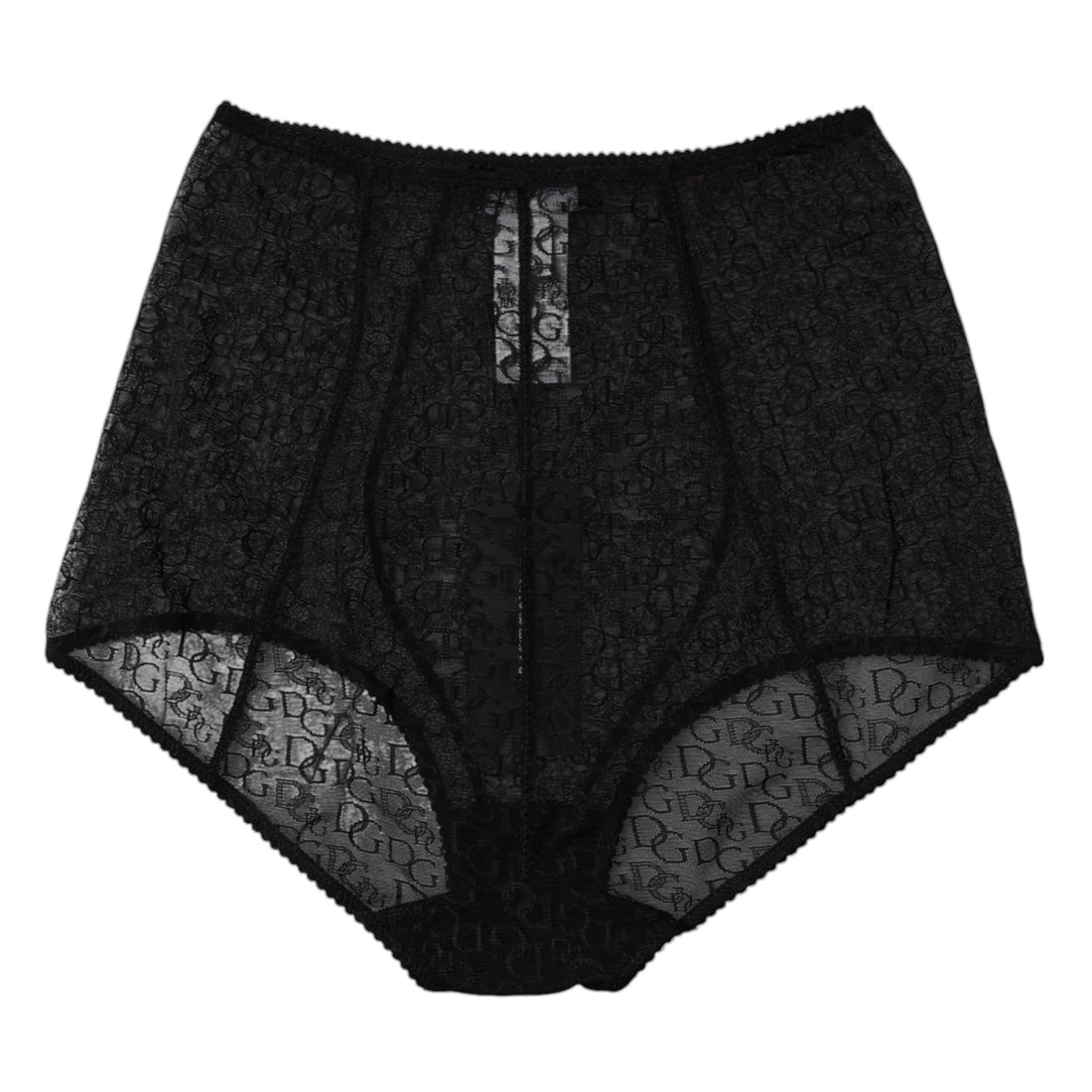 Dolce &amp; Gabbana – Schwarzes Mieder mit Logo und hoher Taille