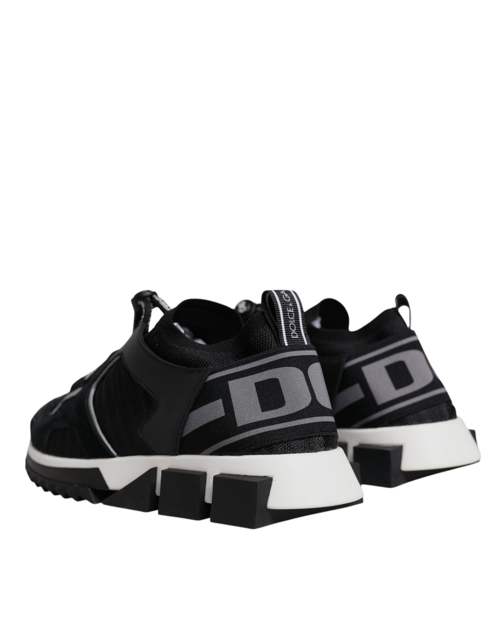 Dolce &amp; Gabbana Sorrento Trekking-Sneakers aus schwarzem Mesh