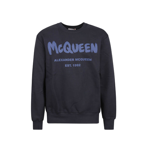 Alexander McQueen Cotton Logo Sweatshirt – Siebentaschen