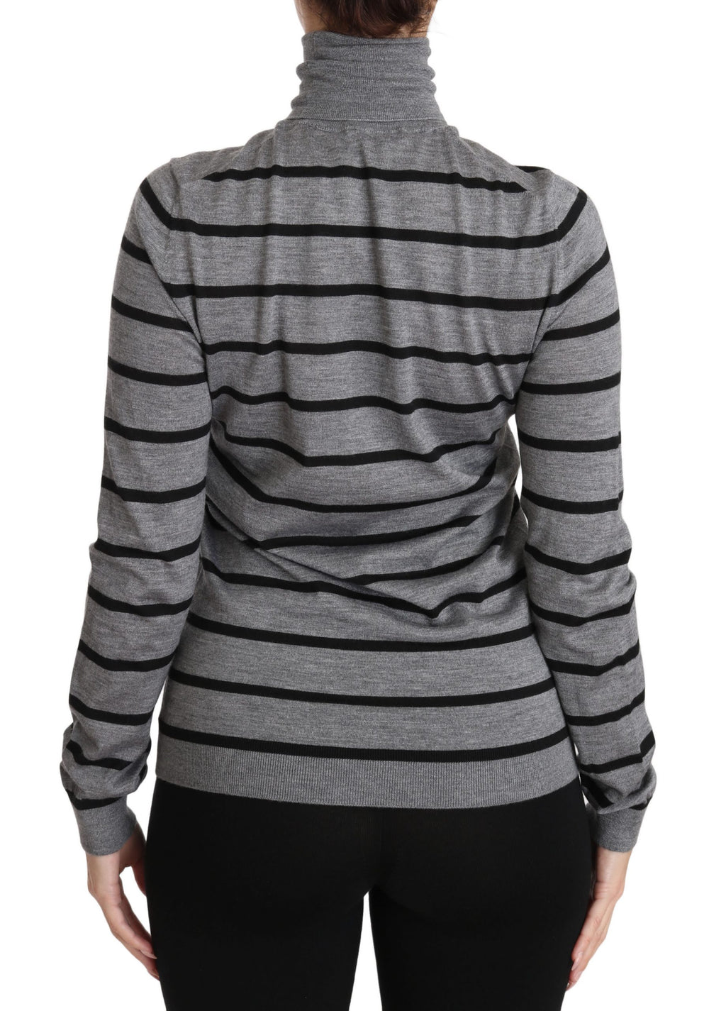 Dolce &amp; Gabbana Eleganter bestickter Pullover aus Kaschmir-Seide