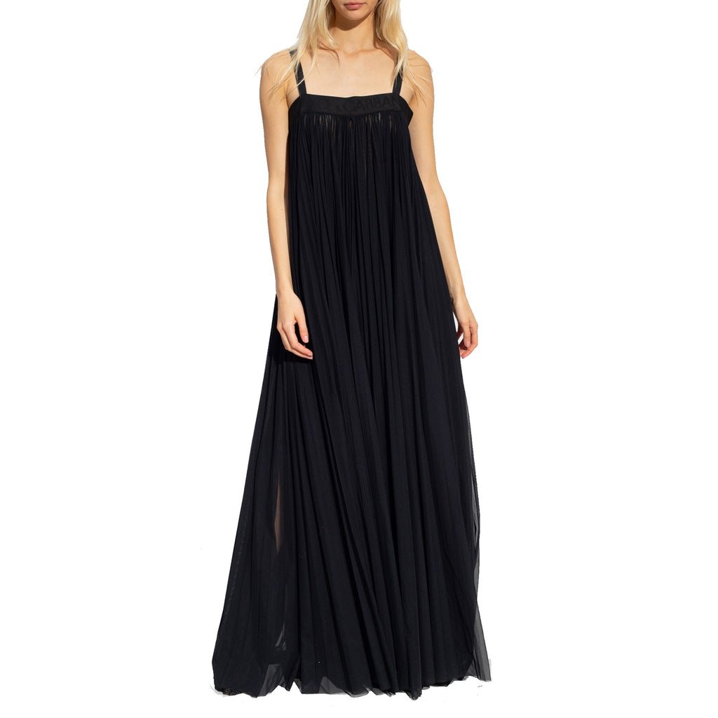 Dolce & Gabbana Maxi Pleated Dress – Siebentaschen
