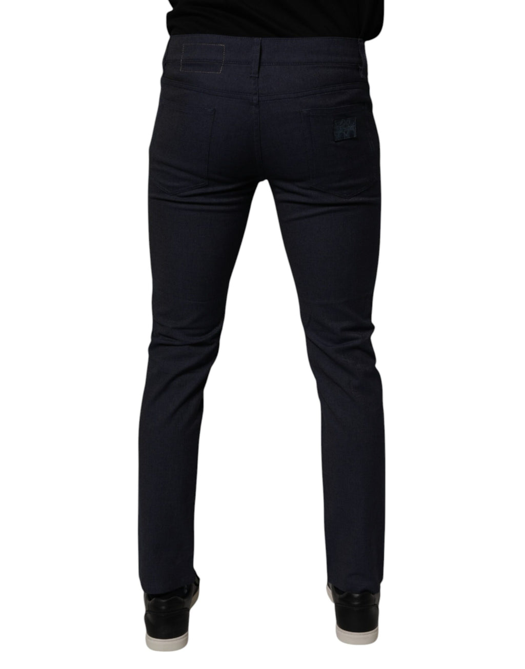 Dolce & Gabbana Dark Blue Cotton Stretch Skinny Denim Jeans