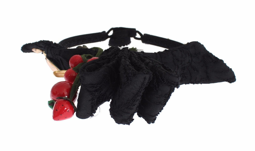 Dolce &amp; Gabbana – Exquisites Haarband mit Kristallbeer-Diadem