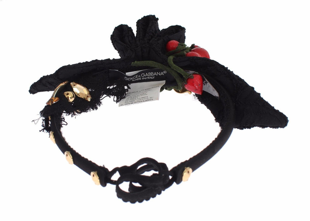 Dolce &amp; Gabbana – Exquisites Haarband mit Kristallbeer-Diadem