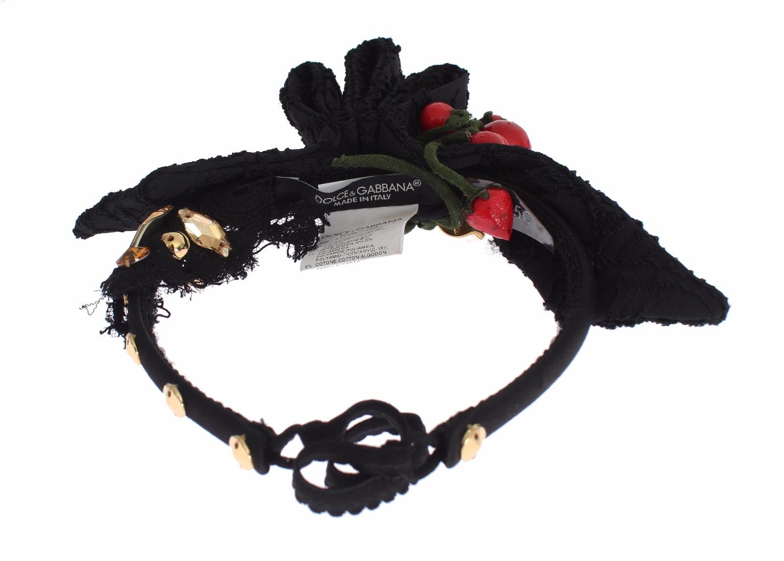 Dolce &amp; Gabbana – Exquisites Haarband mit Kristallbeer-Diadem