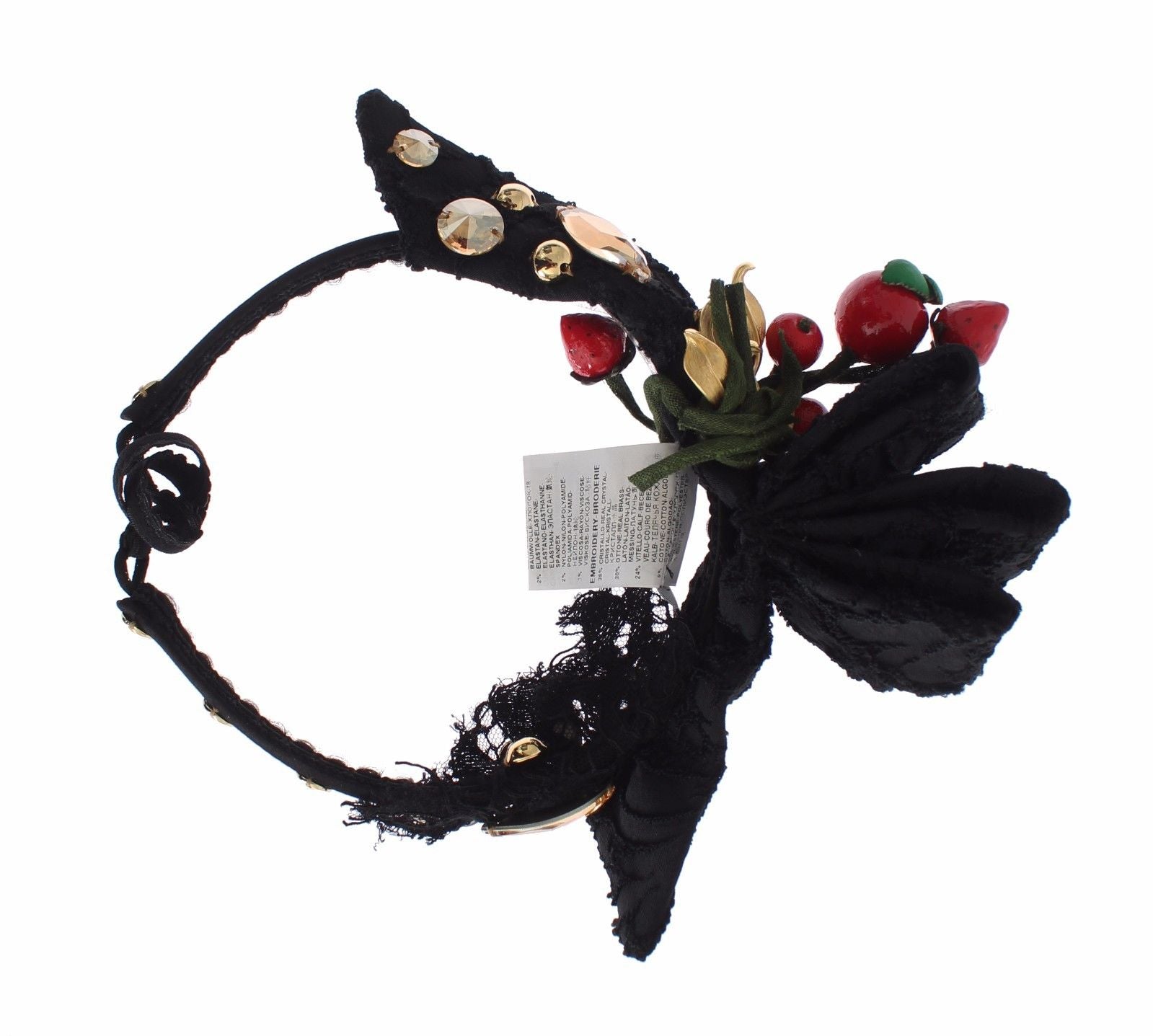 Dolce &amp; Gabbana – Exquisites Haarband mit Kristallbeer-Diadem