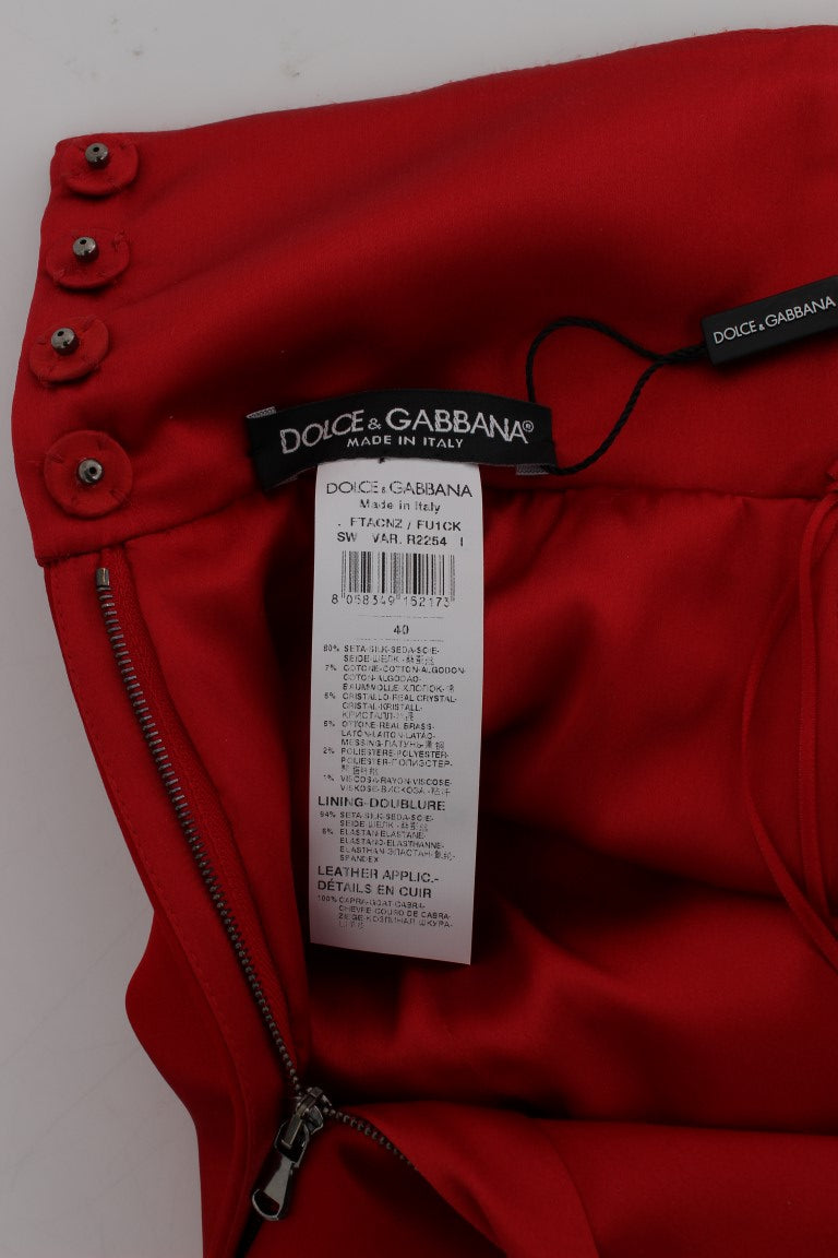 Dolce &amp; Gabbana – Shorts aus bestickter Seide „Enchanted Sicily“