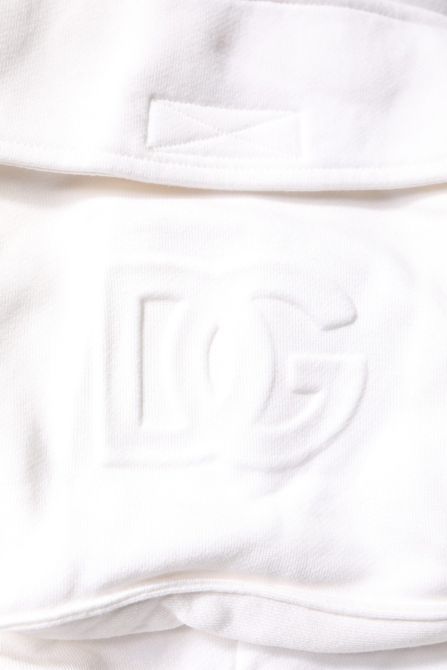 Dolce &amp; Gabbana – Weiße Cargo-Bermuda-Sweatshorts aus Baumwolle