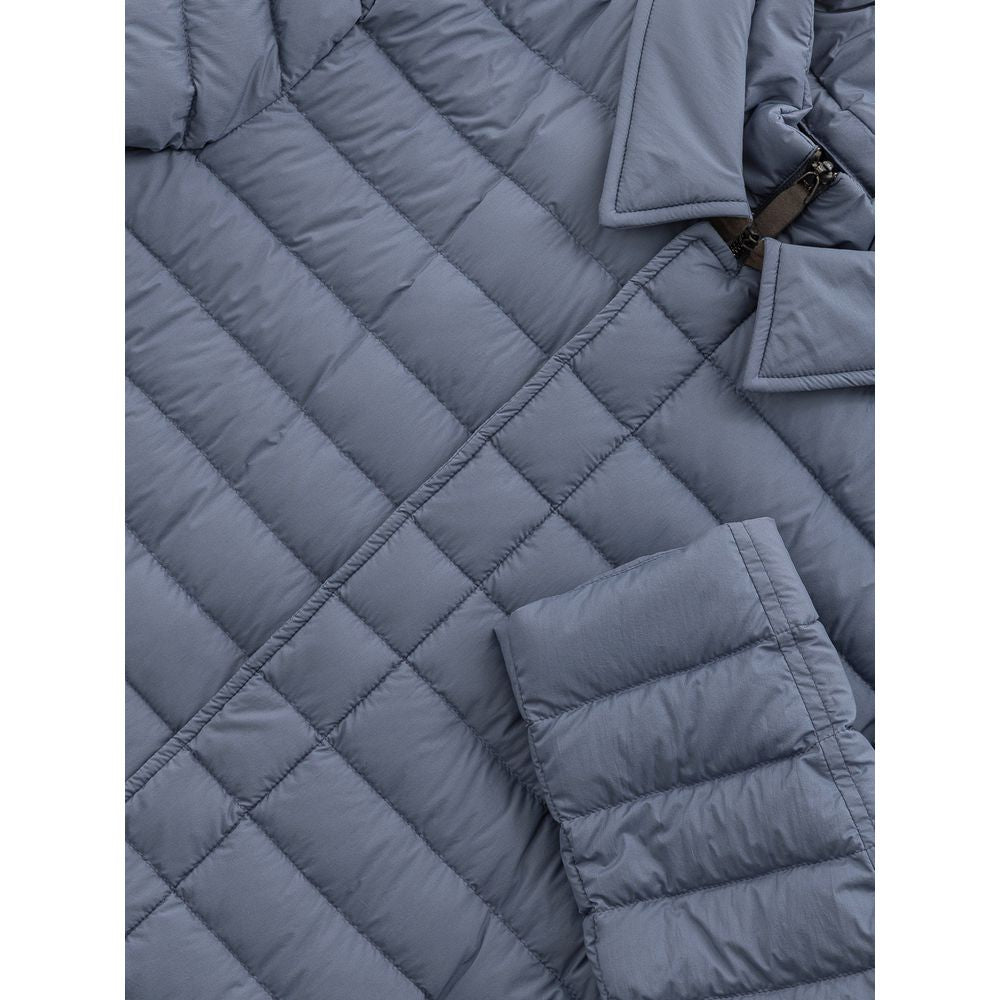 Herno Blaue Polyesterjacke