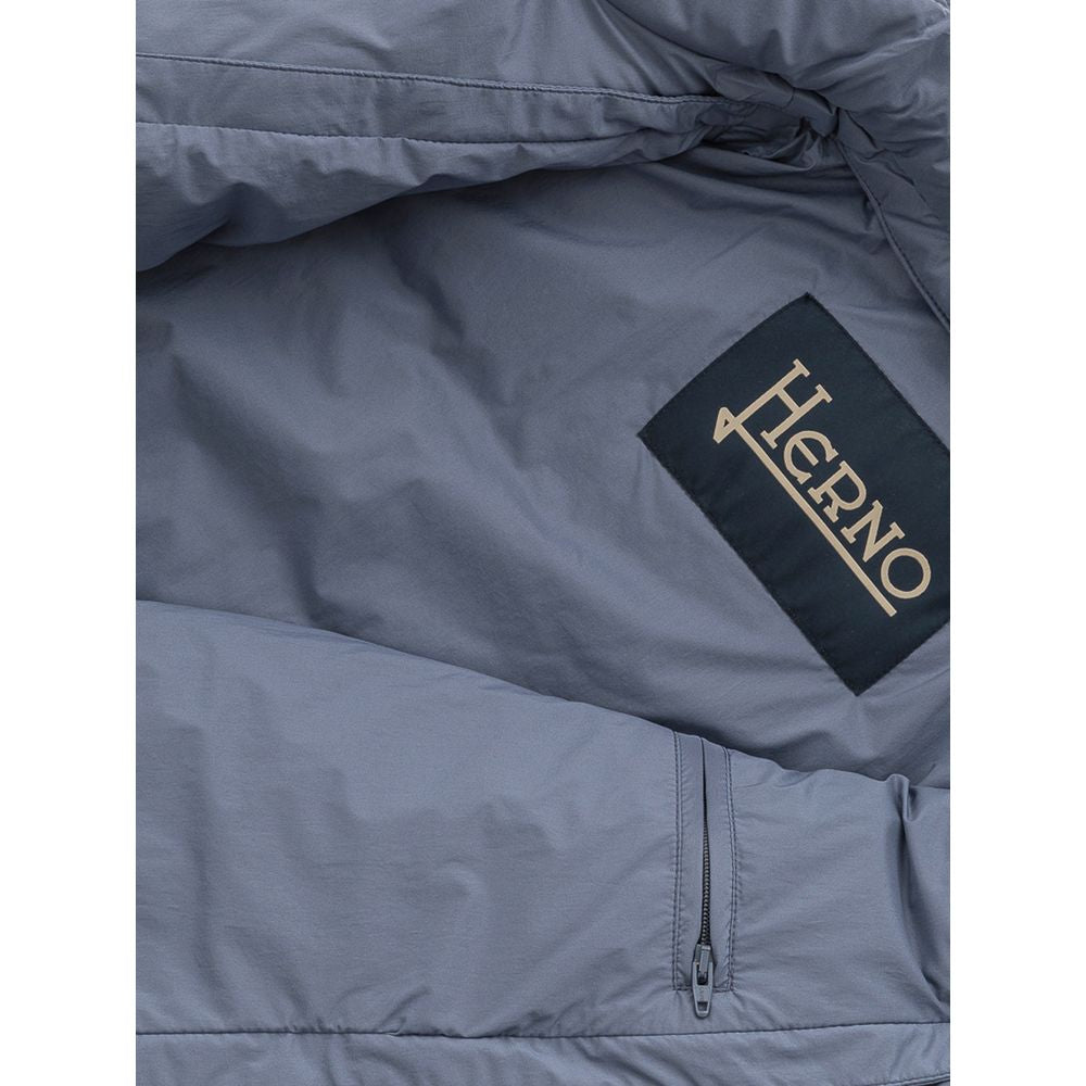 Herno Blaue Polyesterjacke
