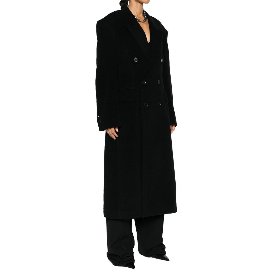 Balenciaga Cashmere And Wool Cinched Coat – Siebentaschen