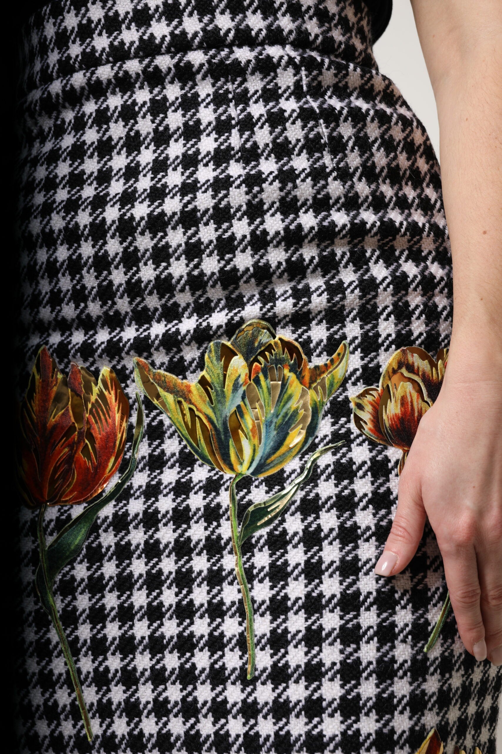 Dolce &amp; Gabbana – Mehrfarbiger Bleistiftrock mit Blumenmuster und hoher Taille