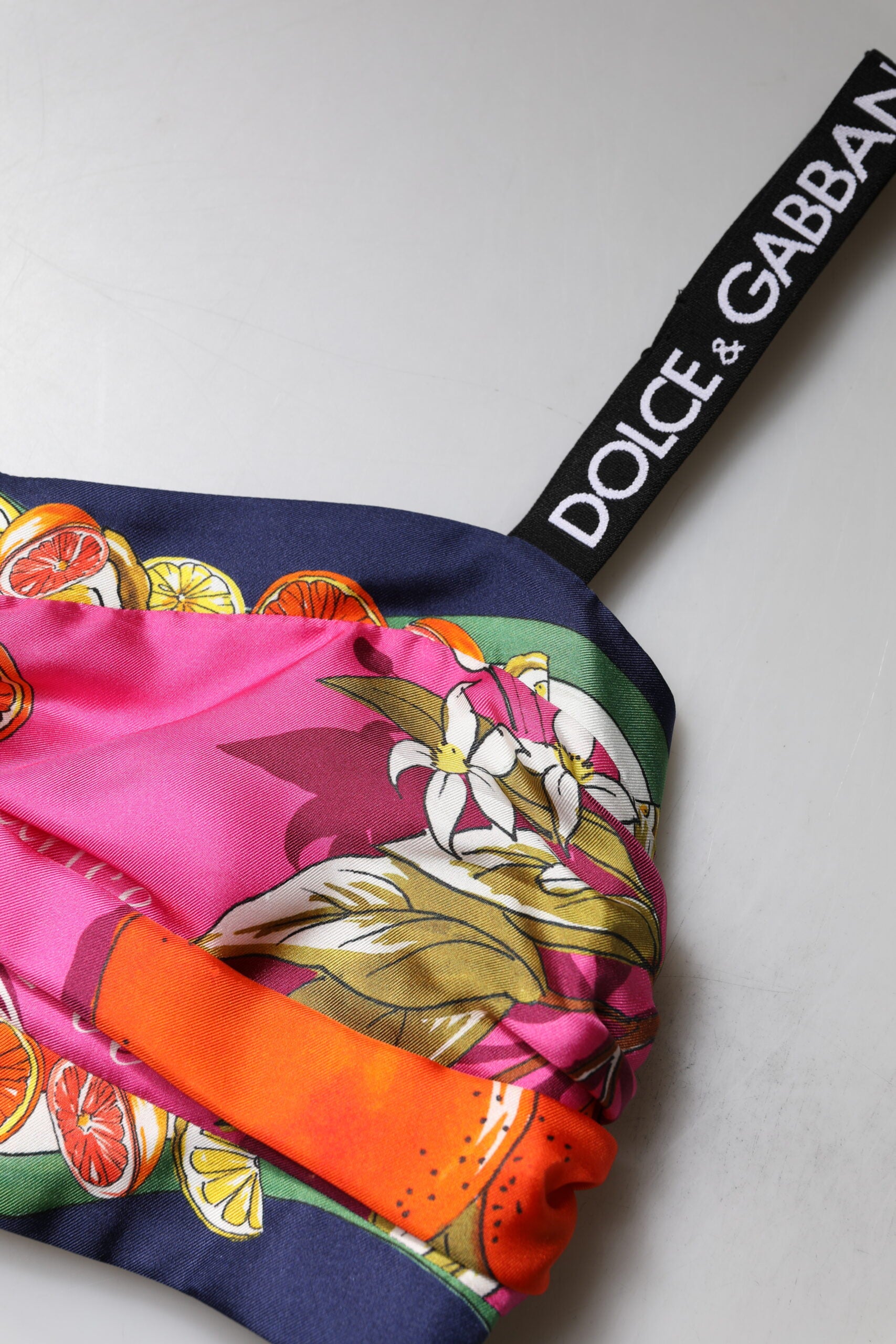 Dolce &amp; Gabbana – Ärmelloses Bustier-Crop-Top mit mehrfarbigem Blumenmuster