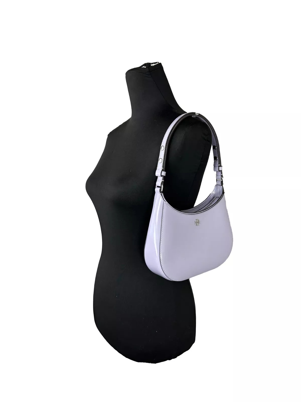 Tory Burch Patent Emerson Kleine Umhängetasche Violett