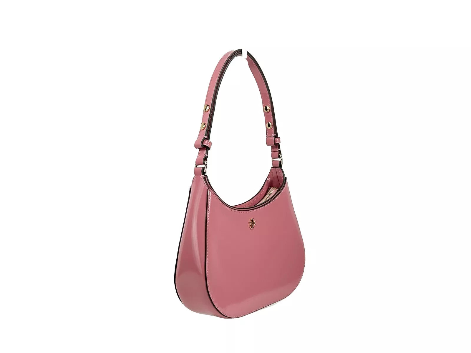 Tory Burch Patent Emerson Kleine Umhängetasche Pink