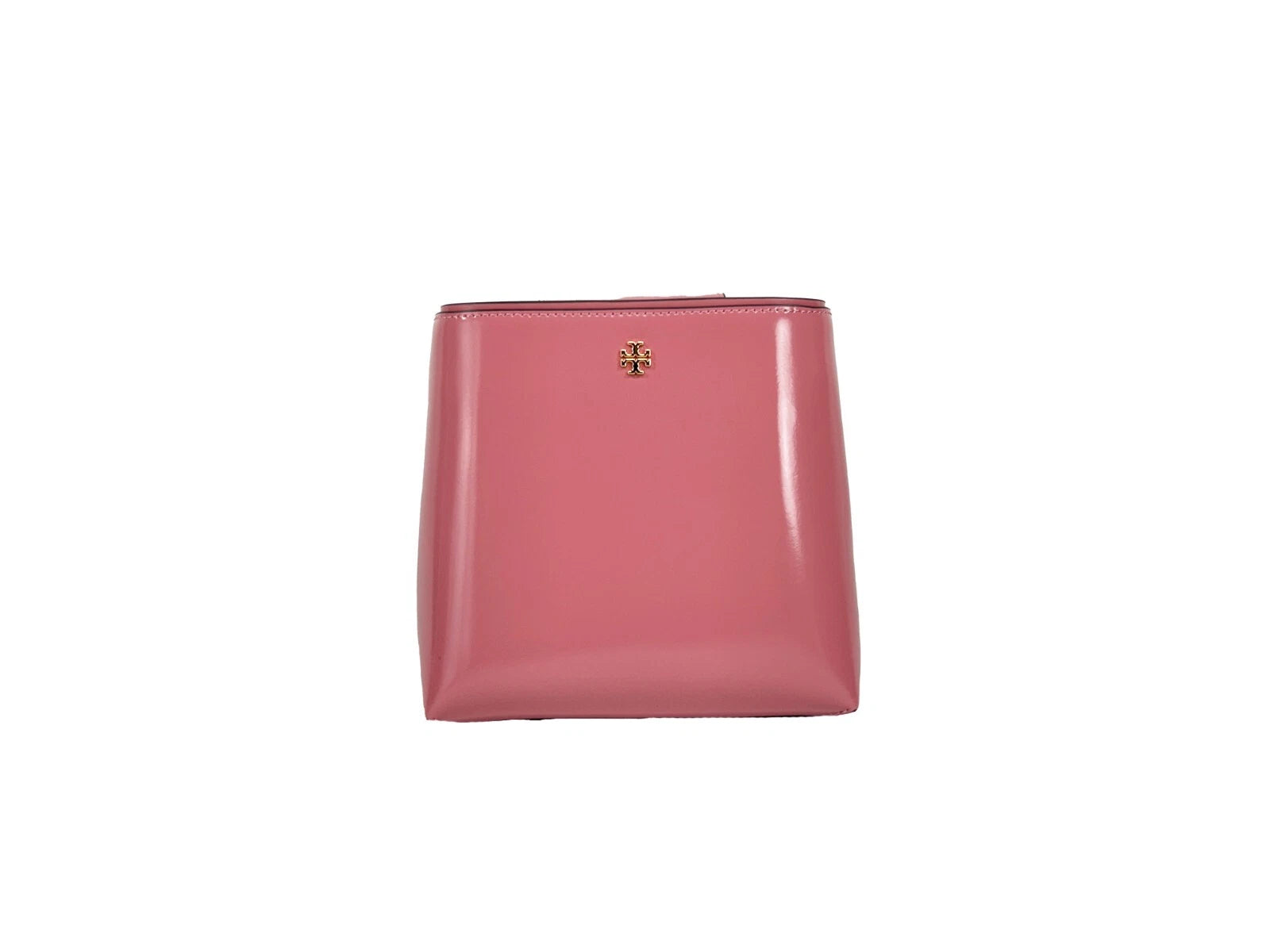 Tory Burch Patent Emerson Kleine Beuteltasche Pink