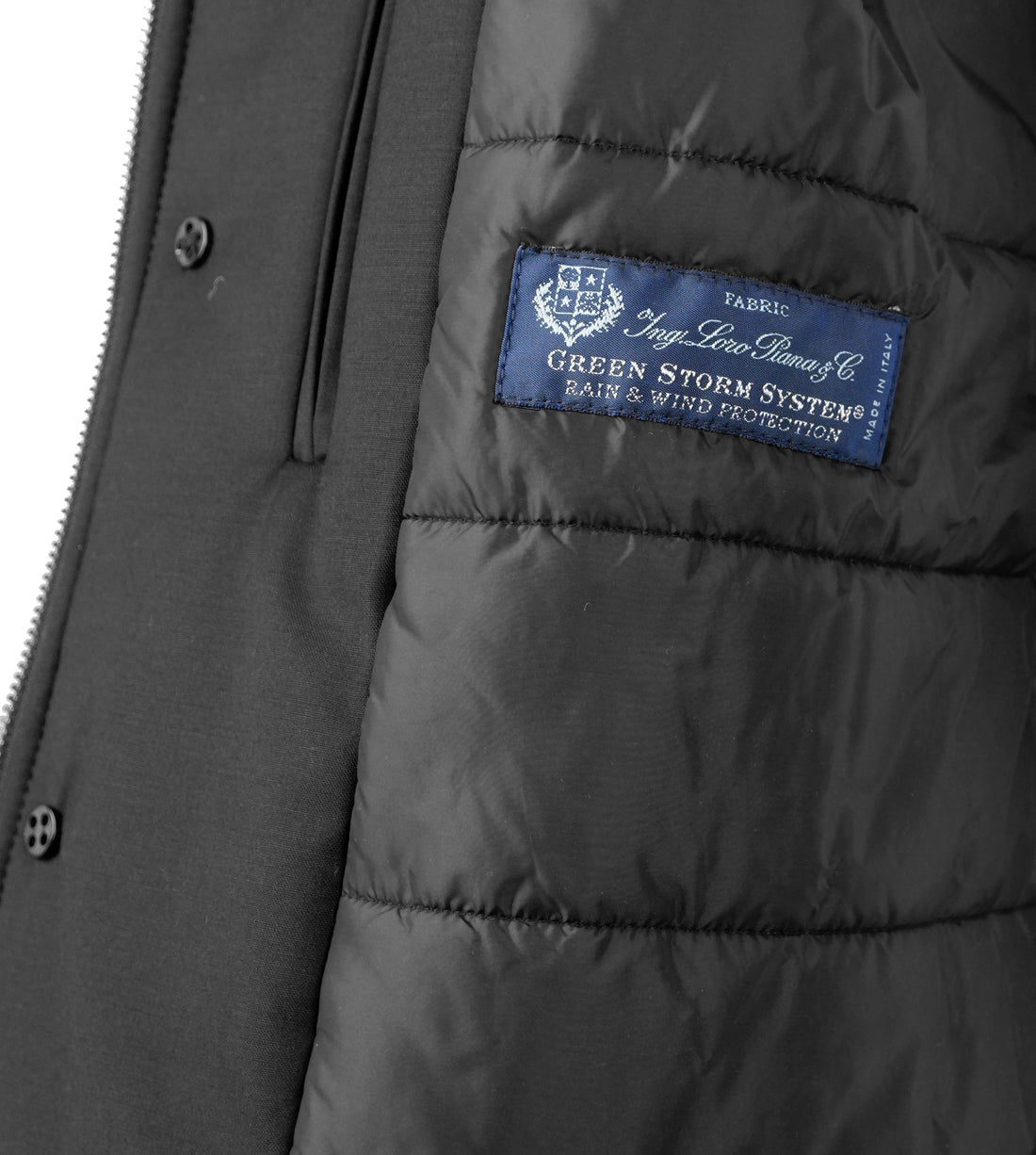 Loro Piana Fabric Jackets Black Man