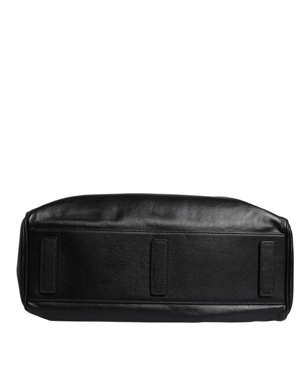 Dolce &amp; Gabbana – Schwarze Messenger-Tasche aus Leder mit Schultergurt