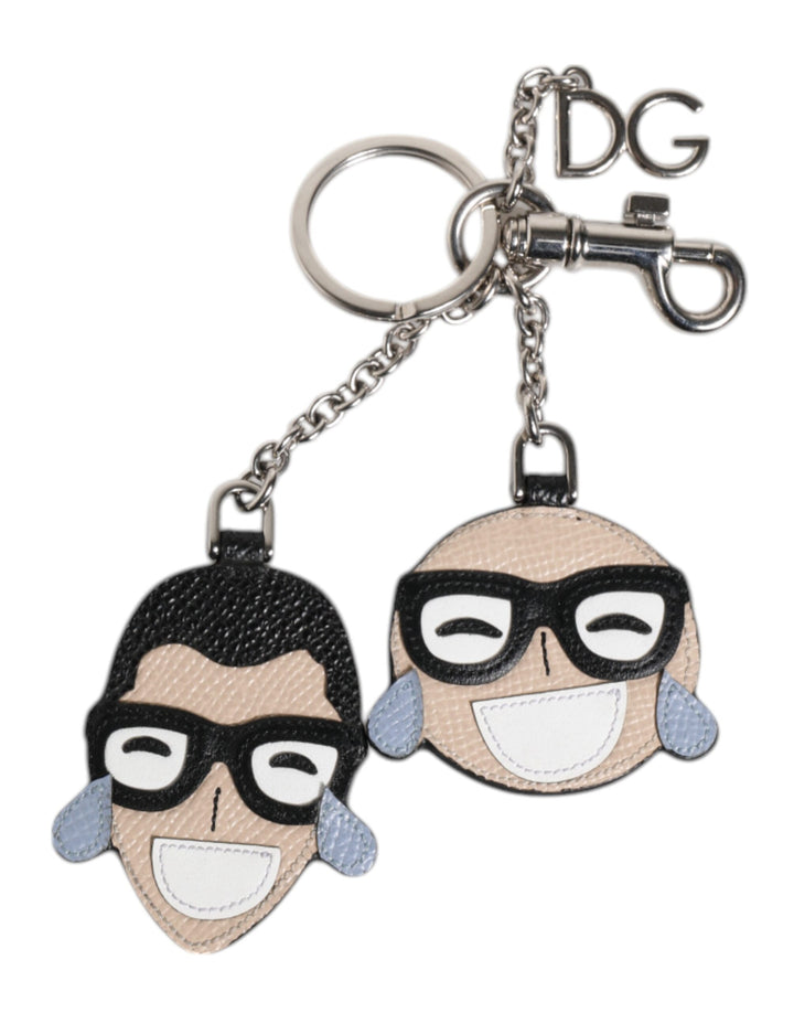 Dolce &amp; Gabbana Mehrfarbiger #DGFAMILY Logo-Ausweishalter-Schlüsselanhänger
