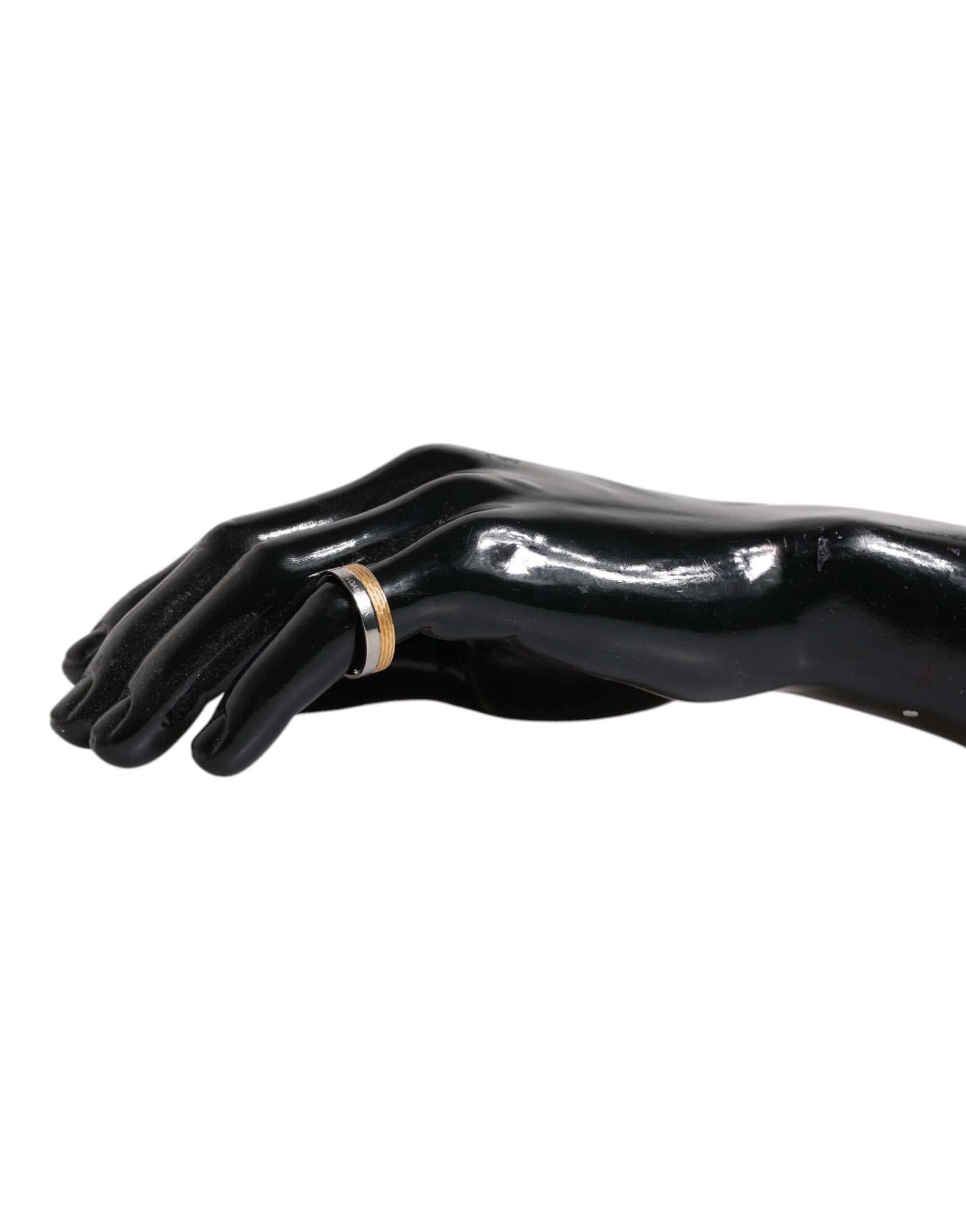 Dolce &amp; Gabbana – Goldfarbener Ring aus echtem Messing mit DG-Logo