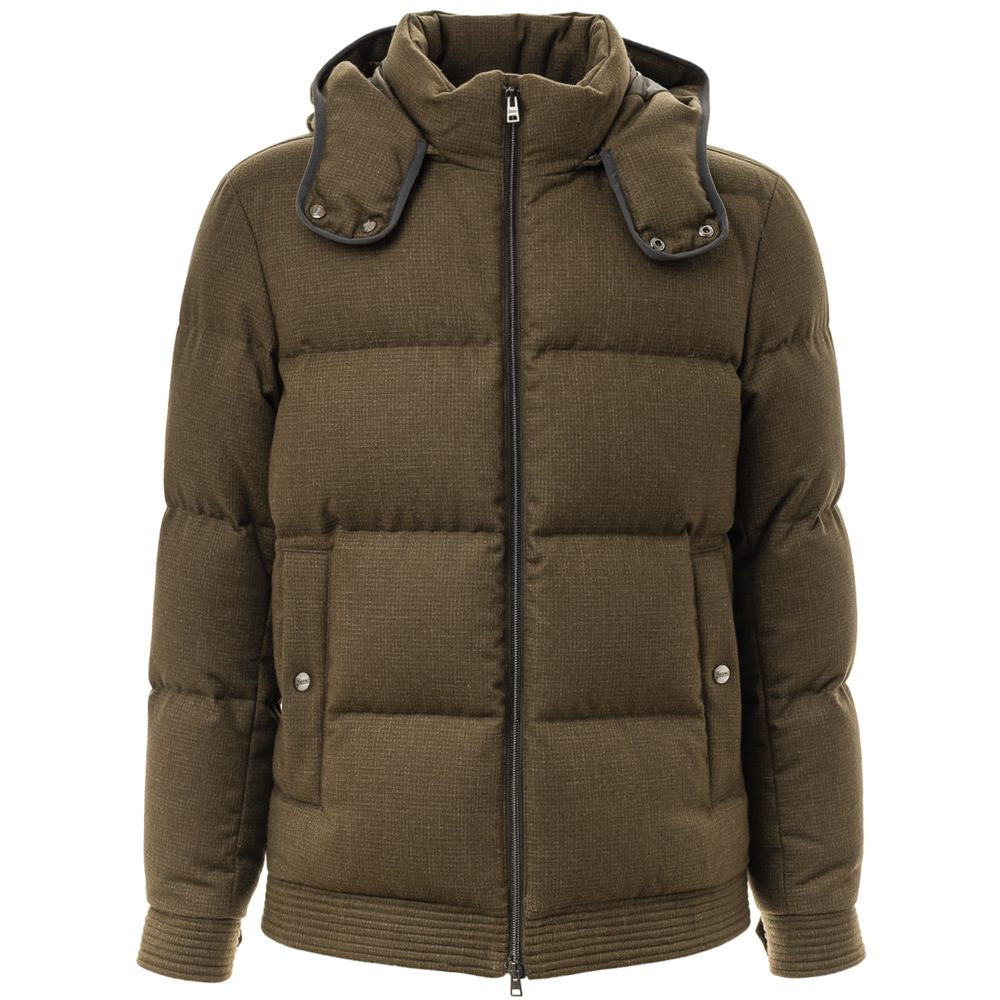 Grüne Wolljacke von Herno