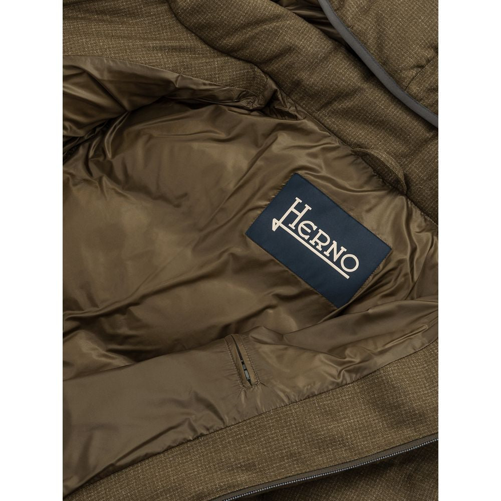 Grüne Wolljacke von Herno