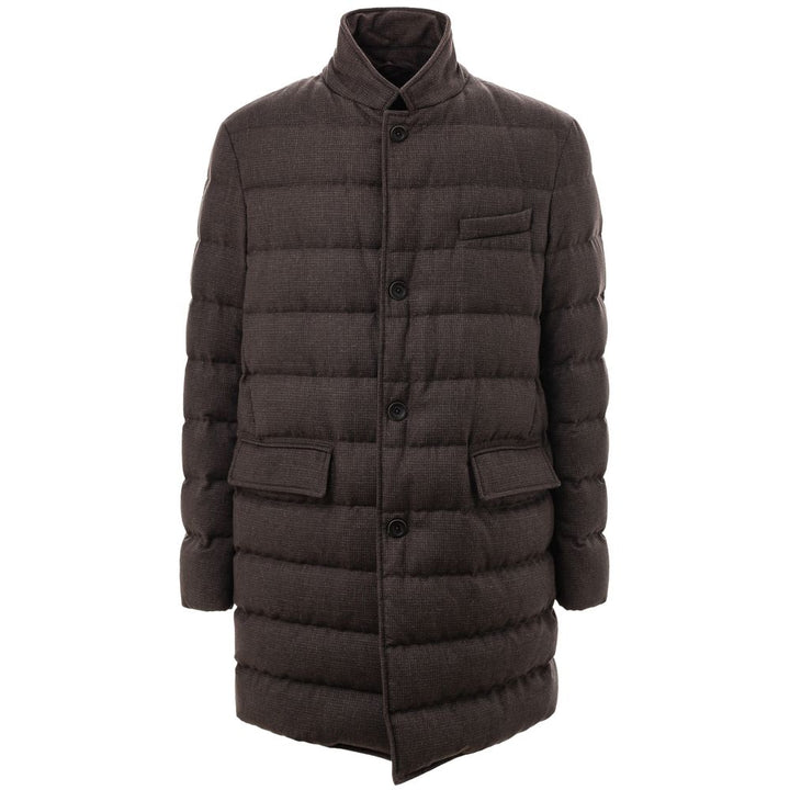 Herno Braune Wolljacke