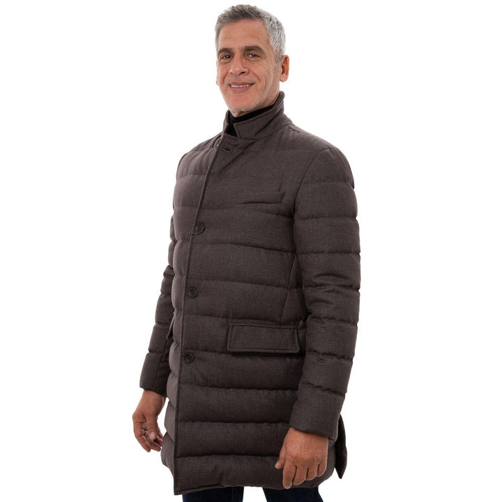 Herno Braune Wolljacke
