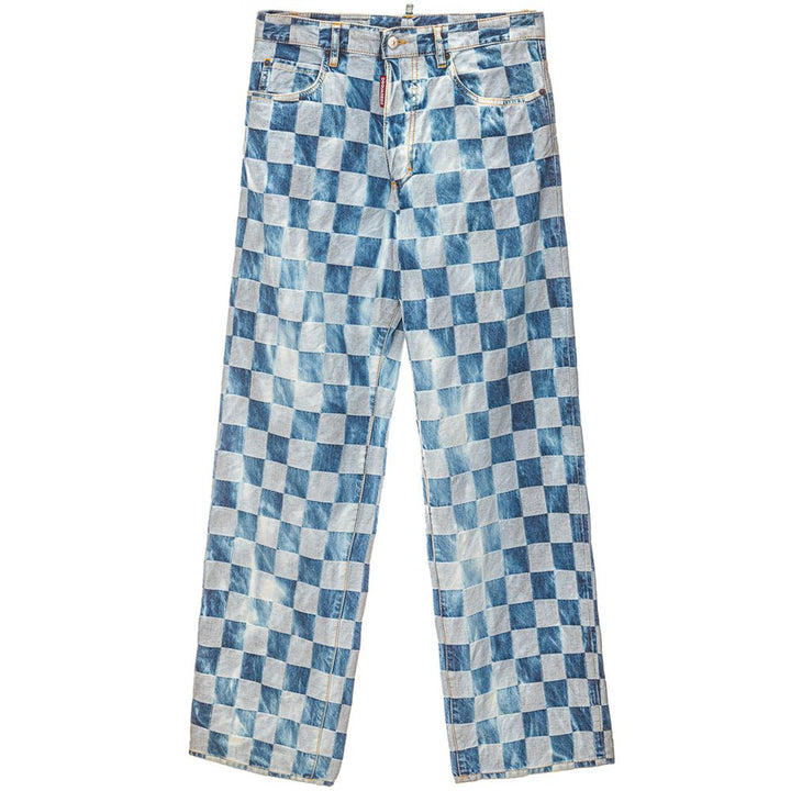 Dsquared² Jeans und Hose aus blauer Baumwolle