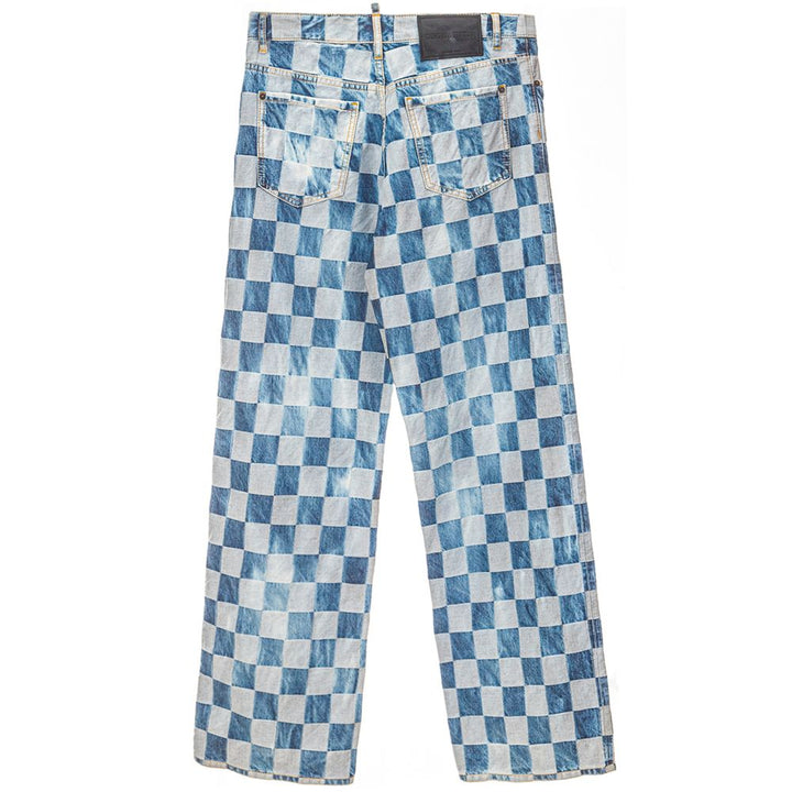 Dsquared² Jeans und Hose aus blauer Baumwolle