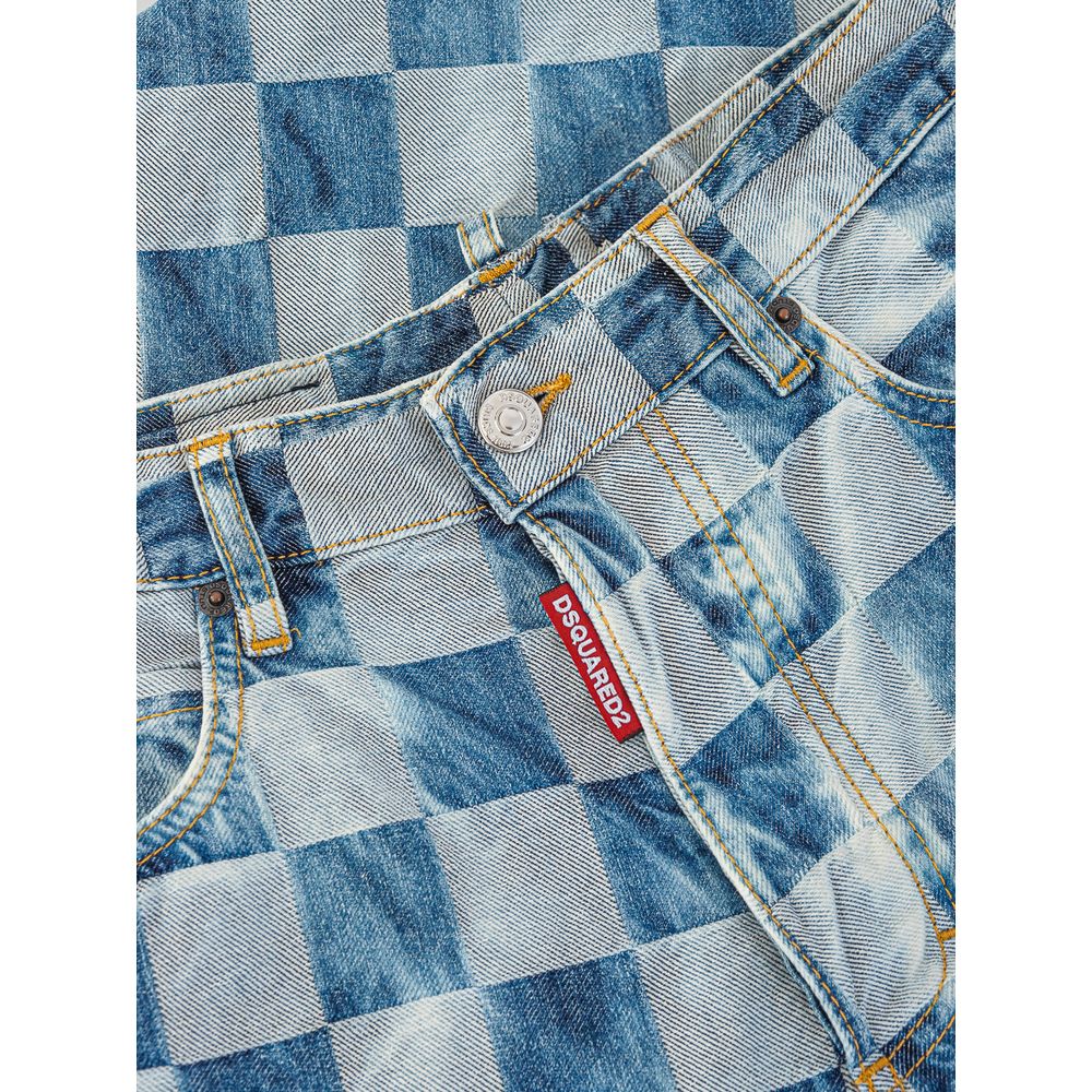 Dsquared² Jeans und Hose aus blauer Baumwolle