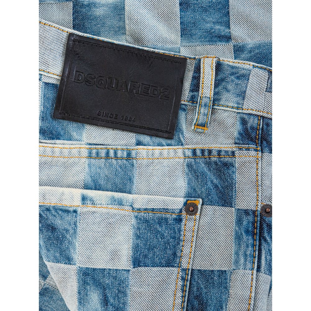 Dsquared² Jeans und Hose aus blauer Baumwolle