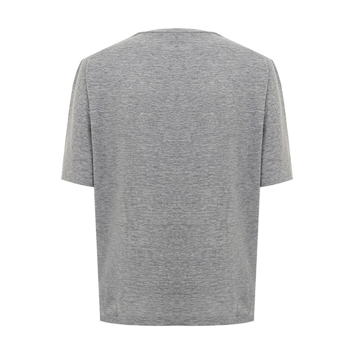 Dsquared² Schickes graues Baumwoll-T-Shirt für die moderne Frau
