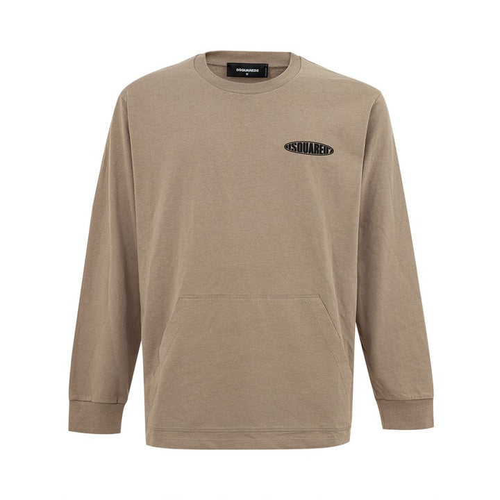 Dsquared² Beiges Baumwoll-T-Shirt