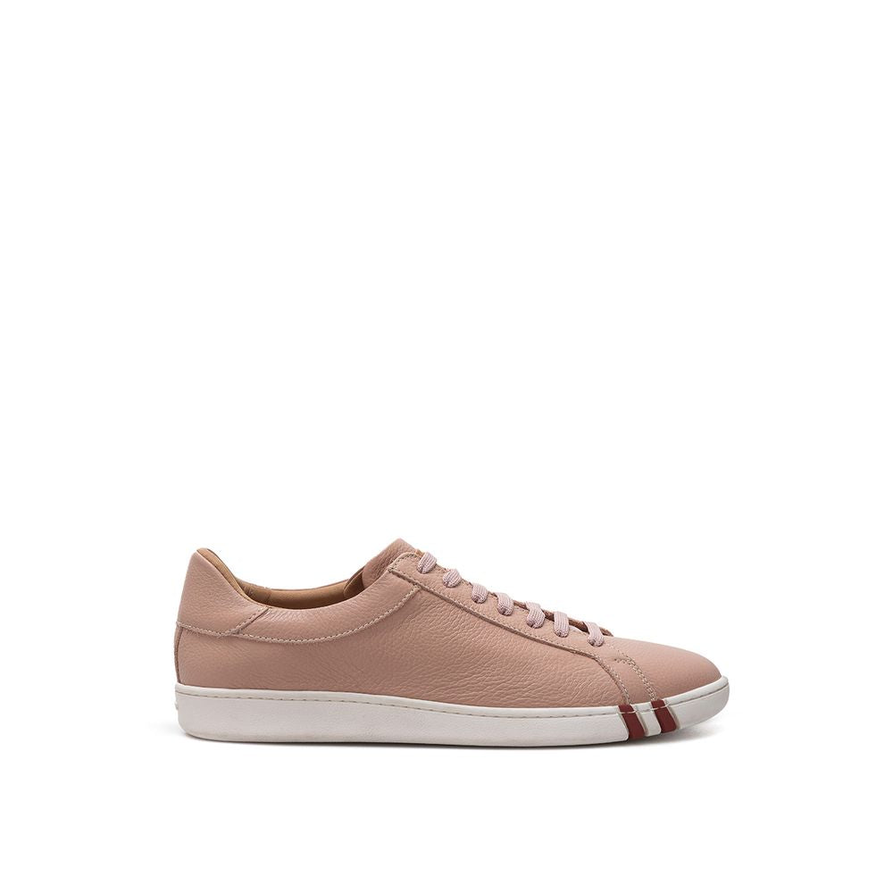 Bally Rosa Ledersneaker