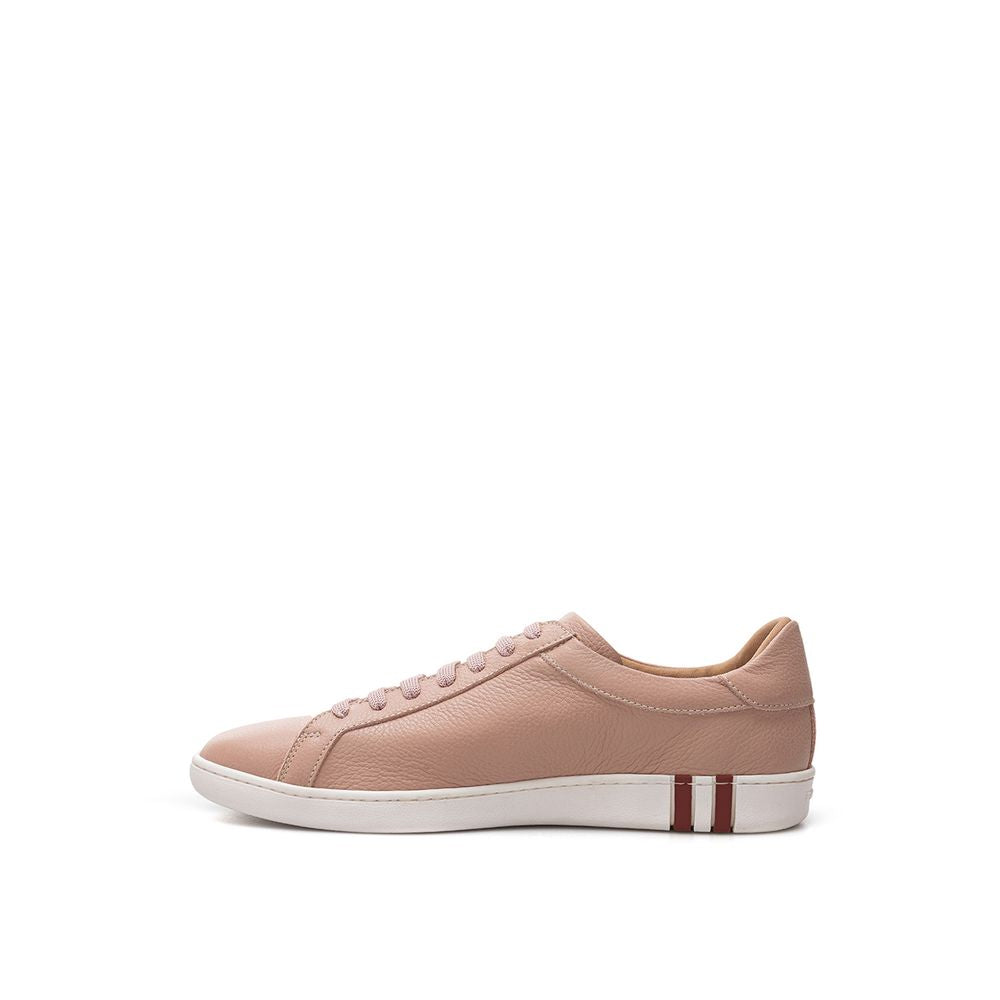 Bally Rosa Ledersneaker