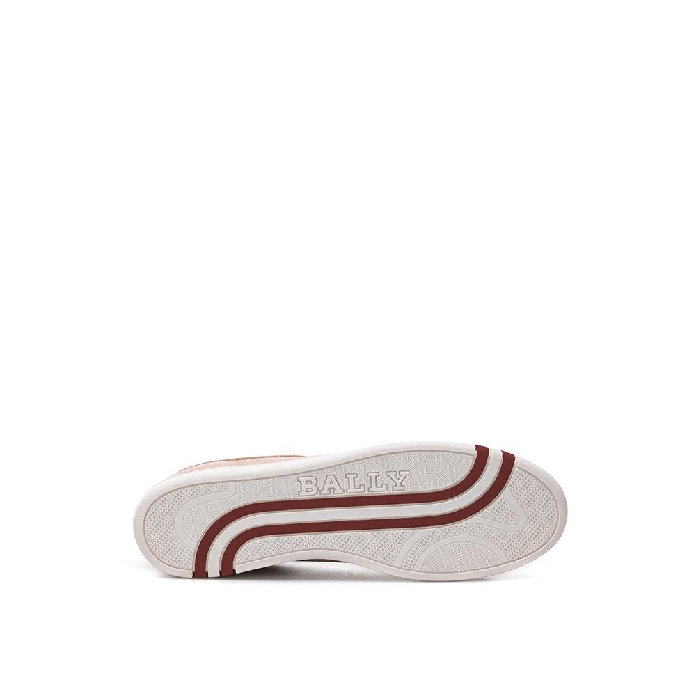 Bally Rosa Ledersneaker