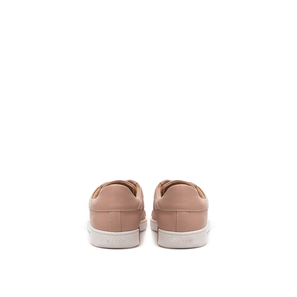 Bally Rosa Ledersneaker
