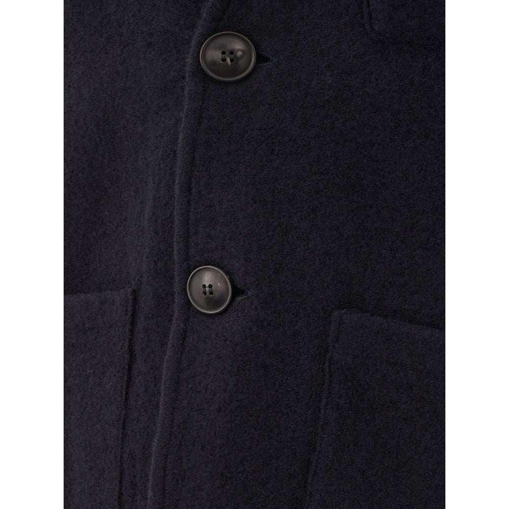 KANGRA Elegante Wolljacke in Blau für Herren