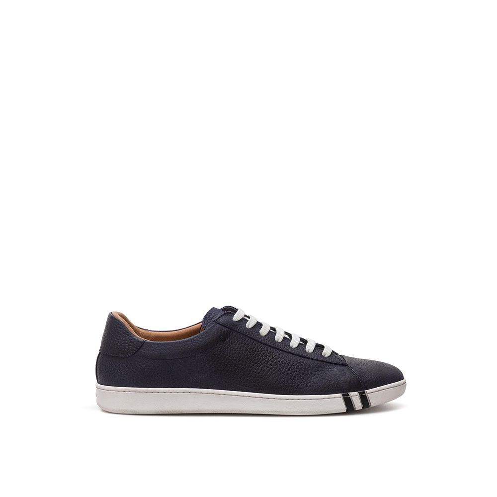 Bally Elegante blaue Leder-Sneakers für Herren