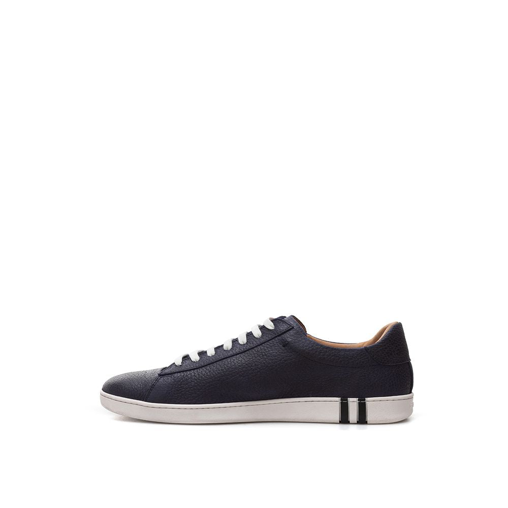 Bally Elegante blaue Leder-Sneakers für Herren