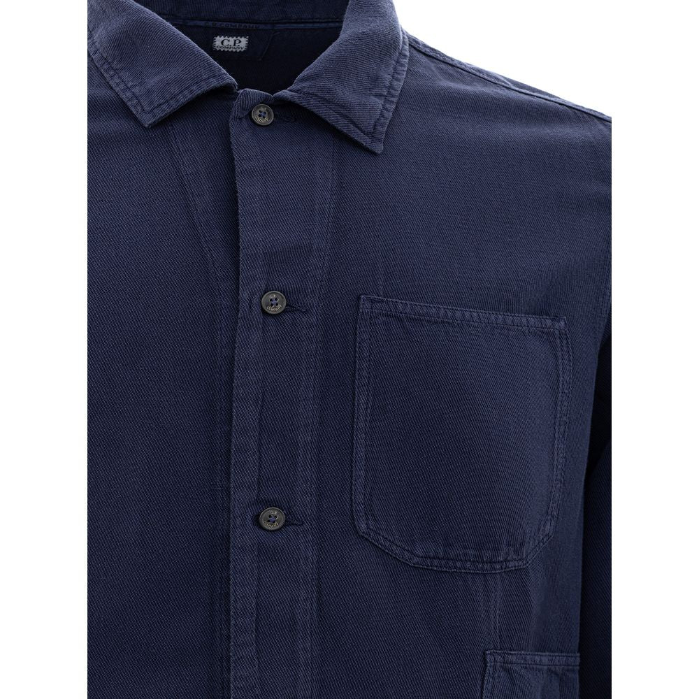 Blaues Baumwollhemd von CP Company