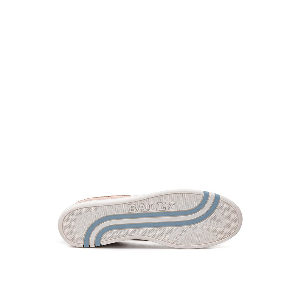 Elegante rosa Ledersneaker von Bally