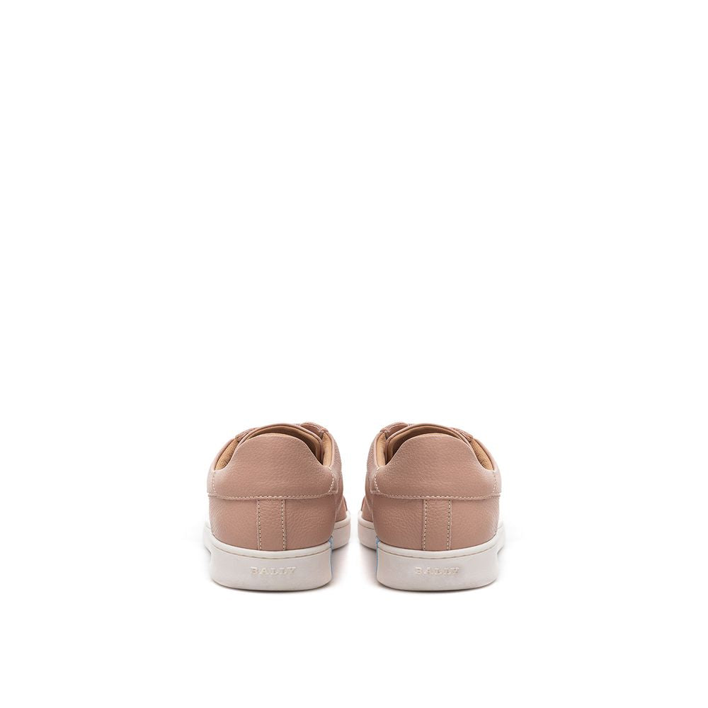 Elegante rosa Ledersneaker von Bally