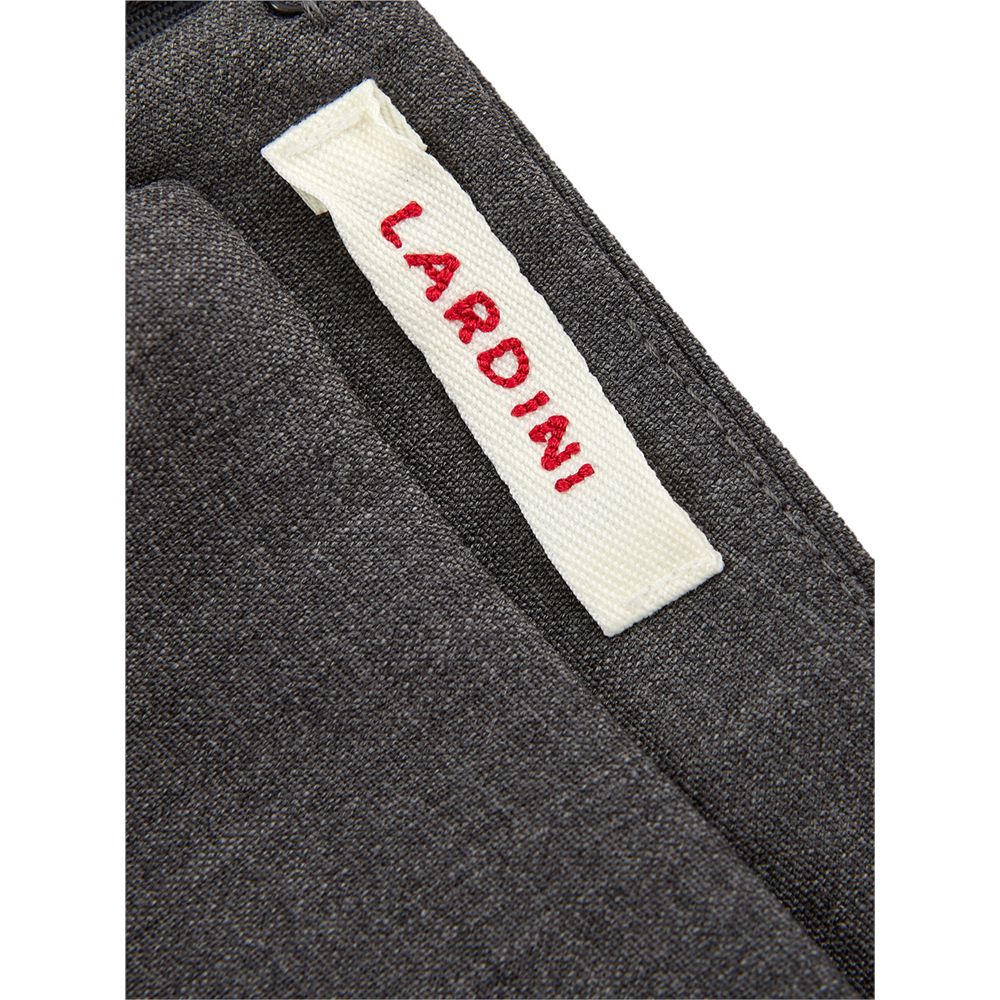 Lardini Chic Bleistiftrock aus grauer Wolle