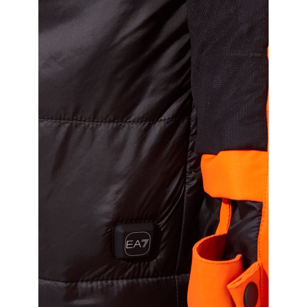 EA7 Emporio Armani – Strahlend orangefarbene EA7-Leichte Jacke