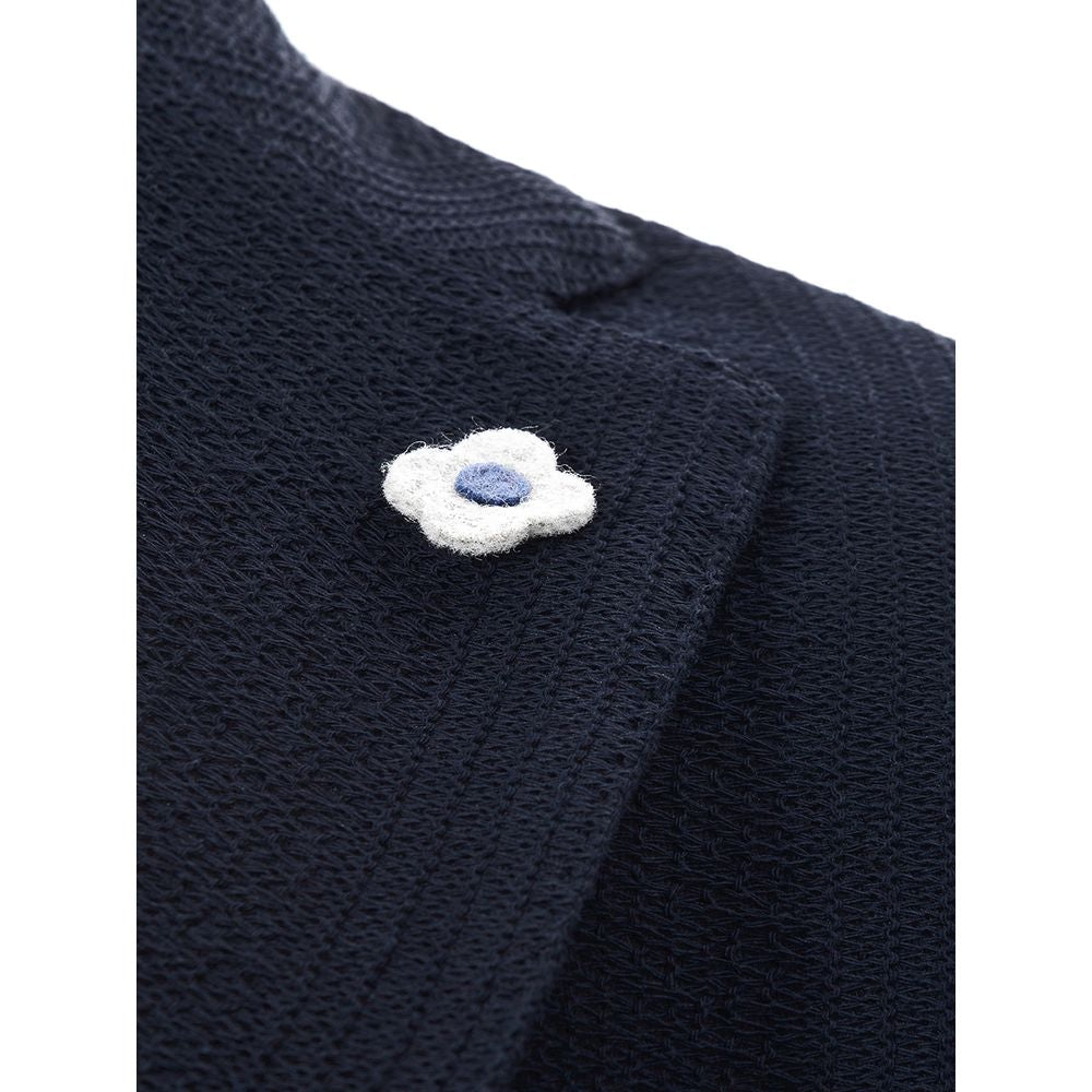 Blaue Baumwolljacke von Lardini