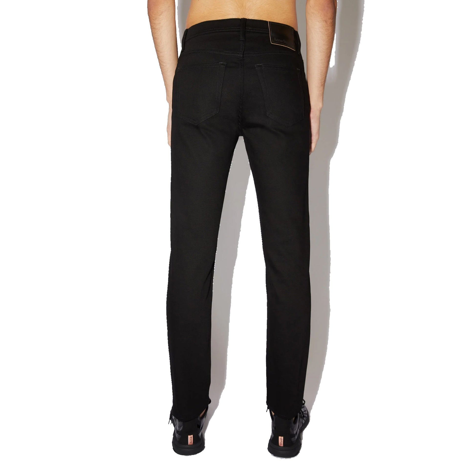 Acne Studios Blå Konst River Stay Cotton Denim Jeans - MEN CLOTHING - ACNE STUDIOS - Tluxy New