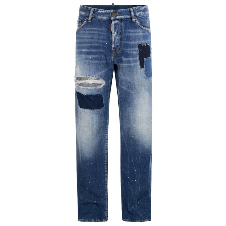 Dsquared² Jeans und Hose aus blauer Baumwolle