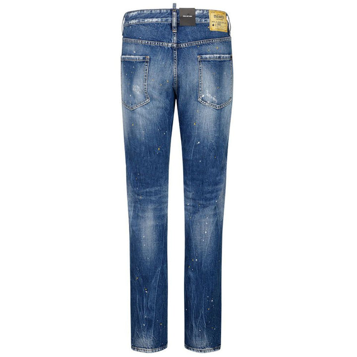 Dsquared² Jeans und Hose aus blauer Baumwolle